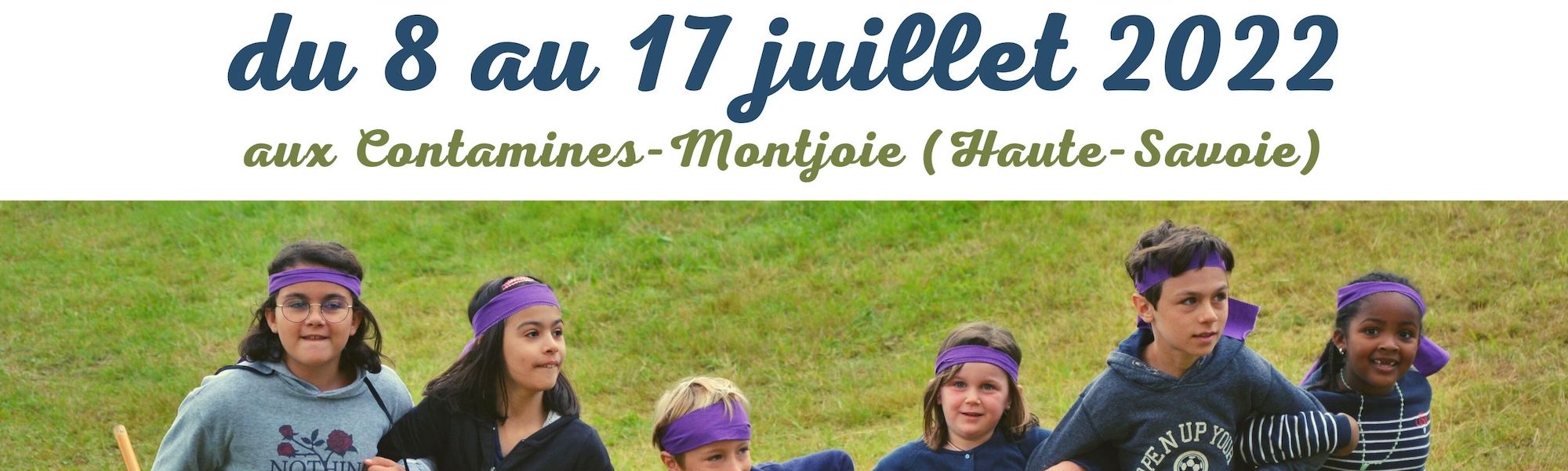 Ouverture des inscriptions du camp des Enfants (6-12 ans)