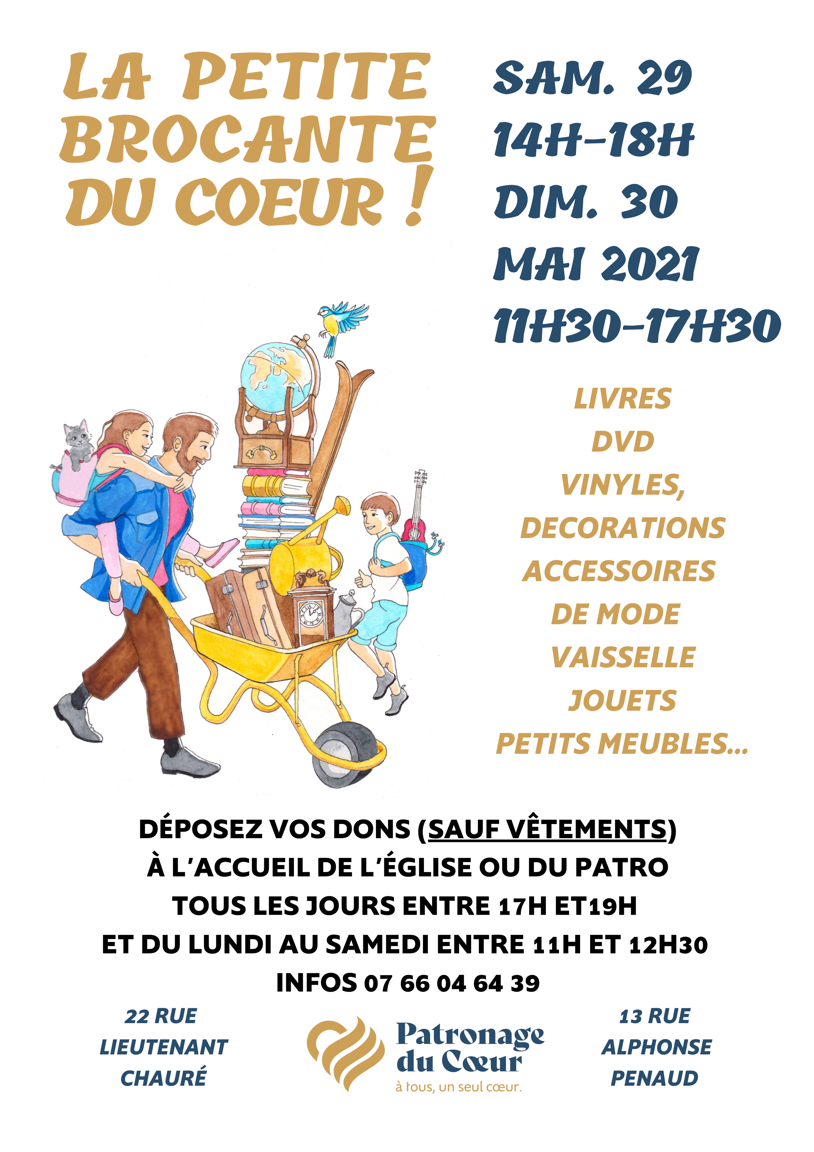 La Brocante du Coeur 2021 a bien lieu !